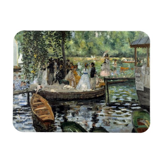 Pierre-Auguste Renoir - La Grenouillere Magneet (Horizontaal)