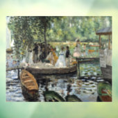 Pierre-Auguste Renoir - La Grenouillere Raamsticker (Vel 3)