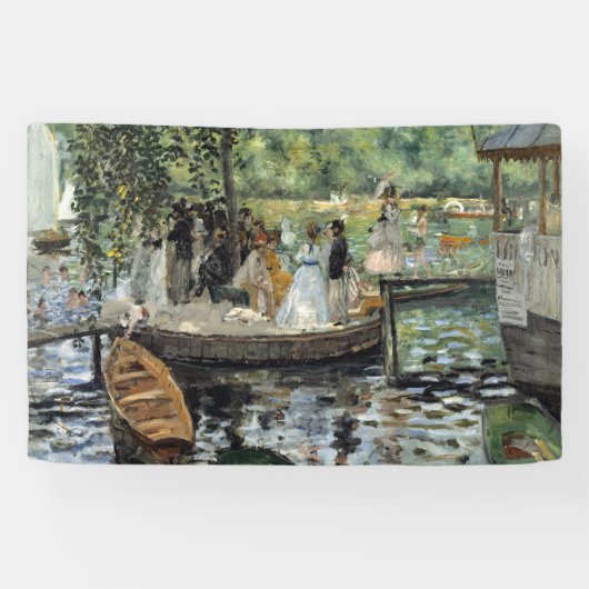 Pierre-Auguste Renoir - La Grenouillere Spandoek (Horizontaal)