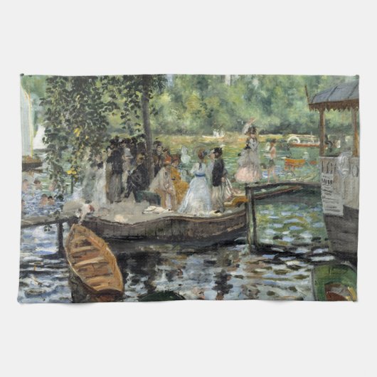 Pierre-Auguste Renoir - La Grenouillere Theedoek (Horizontaal)