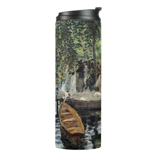 Pierre-Auguste Renoir - La Grenouillere Thermosbeker (Gedraaid links)