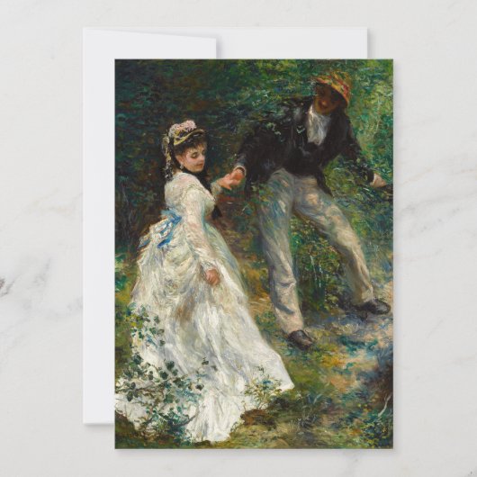 Pierre-Auguste Renoir - La Promenade Bedankkaart (Voorkant)