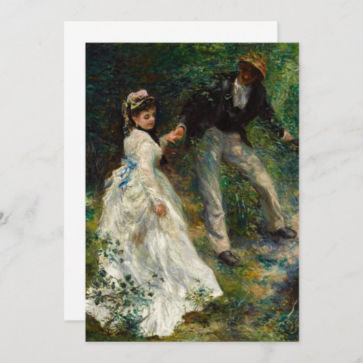 Pierre-Auguste Renoir - La Promenade Bedankkaart (Voorkant / Achterkant)