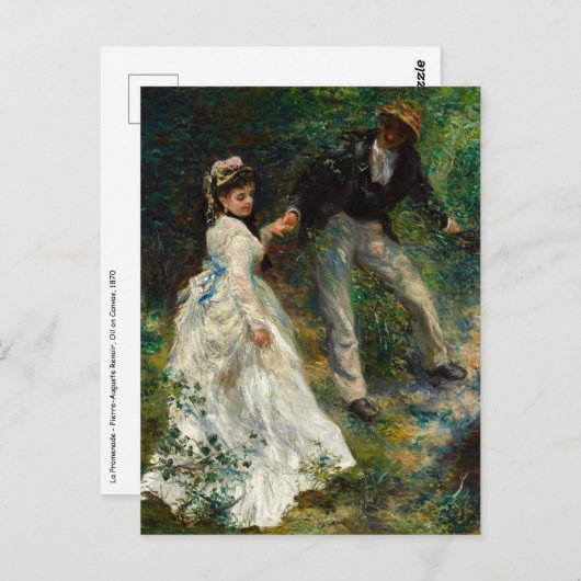 Pierre-Auguste Renoir - La Promenade Briefkaart (Voorkant / Achterkant)