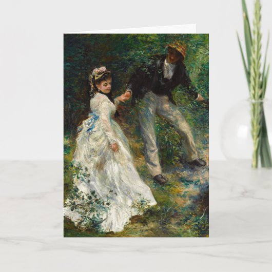 Pierre-Auguste Renoir - La Promenade Kaart (Voorkant)