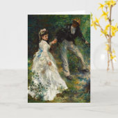 Pierre-Auguste Renoir - La Promenade Kaart (Gele Bloem)