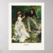 Pierre-Auguste Renoir La Promenade Kunstdruk Poster (Voorkant)