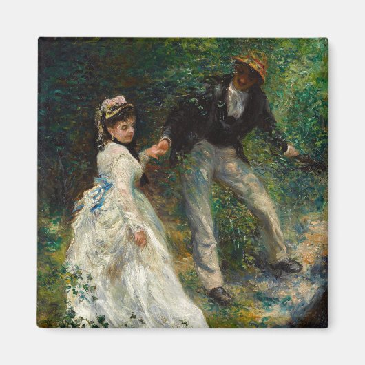Pierre-Auguste Renoir - La Promenade Magneet (Voorkant)