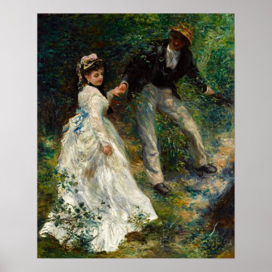 Pierre-Auguste Renoir - La Promenade Poster (Voorkant)