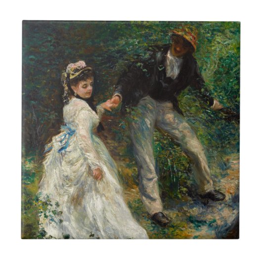 Pierre-Auguste Renoir - La Promenade Tegeltje (Voorkant)