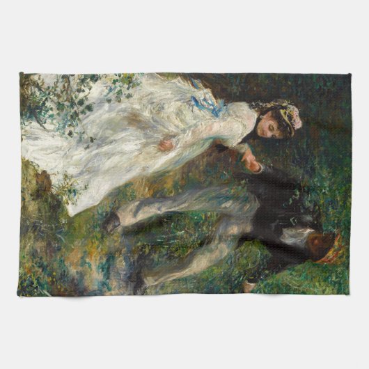 Pierre-Auguste Renoir - La Promenade Theedoek (Horizontaal)