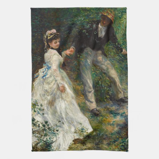 Pierre-Auguste Renoir - La Promenade Theedoek (Verticaal)