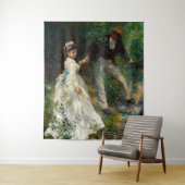 Pierre-Auguste Renoir - La Promenade Wandkleed (In situ)