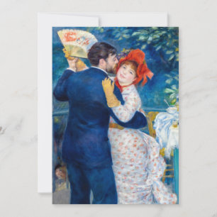 Pierre-Auguste Renoir - Landelijke Dans Bedankkaart