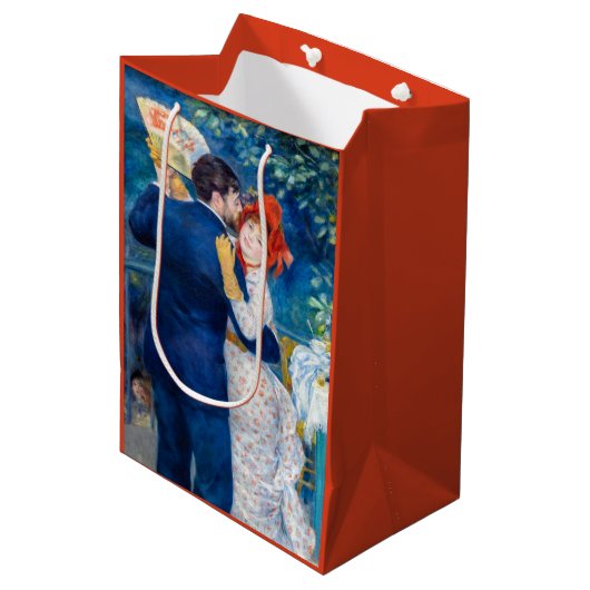 Pierre-Auguste Renoir - Landelijke Dans Medium Cadeauzakje (Voorkant Gekanteld)