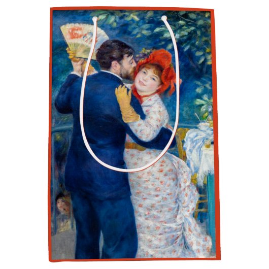 Pierre-Auguste Renoir - Landelijke Dans Medium Cadeauzakje (Voorkant)