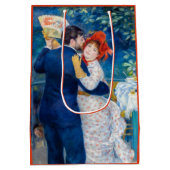 Pierre-Auguste Renoir - Landelijke Dans Medium Cadeauzakje (Achterkant)