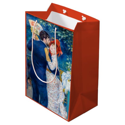 Pierre-Auguste Renoir - Landelijke Dans Medium Cadeauzakje (Achterkant Gekanteld)