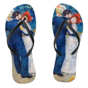 Pierre-Auguste Renoir - Landelijke Dans Teenslippers