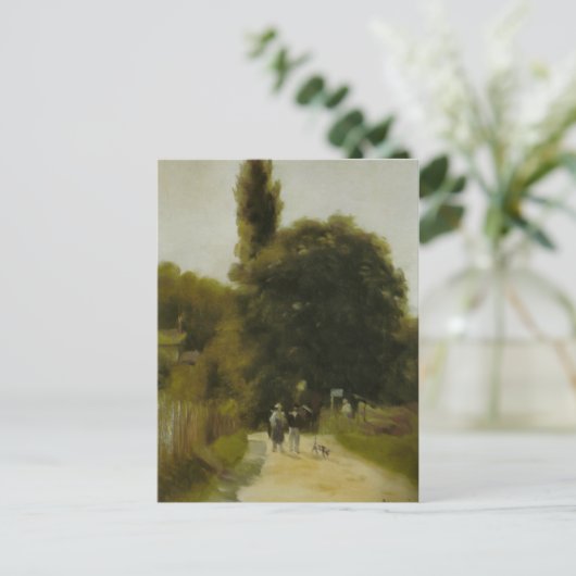 Pierre Auguste Renoir Landschap met twee figuren Briefkaart (Staand voorkant)