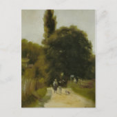 Pierre Auguste Renoir Landschap met twee figuren Briefkaart (Voorkant)