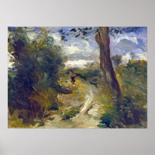 Pierre-Auguste Renoir Landschap tussen Stormen Poster (Voorkant)