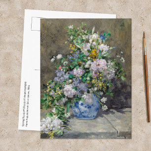 Pierre-Auguste Renoir - Lentebloemstuk Briefkaart