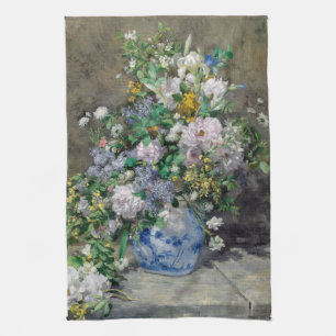 Pierre-Auguste Renoir - Lentebloemstuk Theedoek