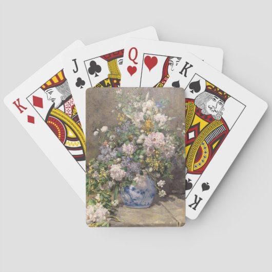 Pierre-Auguste Renoir Lenteboeket     Pokerkaarten (Achterkant)