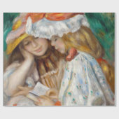 Pierre-Auguste Renoir - Lezen van twee meisjes Cadeaupapier (Vlak)