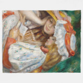 Pierre-Auguste Renoir - Lezen van twee meisjes Fleece Deken (Voorkant (Horizontaal))