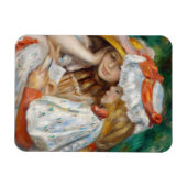 Pierre-Auguste Renoir - Lezen van twee meisjes Magneet (Horizontaal)
