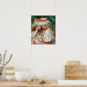 Pierre-Auguste Renoir - Lezen van twee meisjes Poster (Keuken)