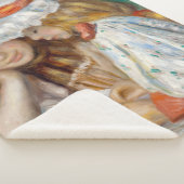 Pierre-Auguste Renoir - Lezen van twee meisjes Sherpa Deken (3/4)