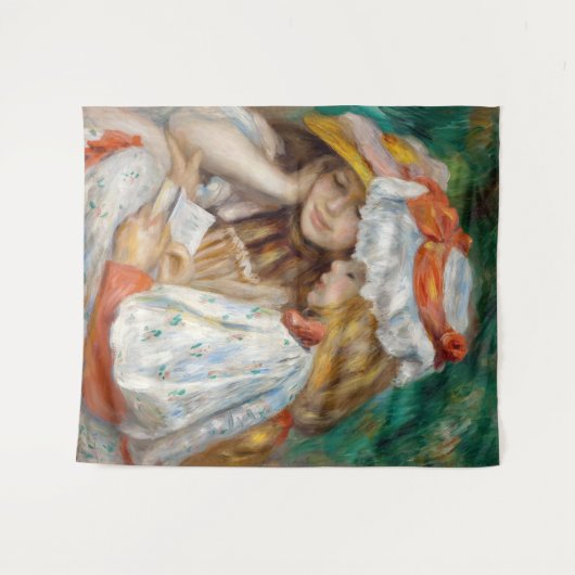 Pierre-Auguste Renoir - Lezen van twee meisjes Wandkleed (Voorkant (horizontaal))