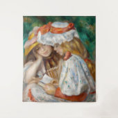 Pierre-Auguste Renoir - Lezen van twee meisjes Wandkleed (Voorkant)