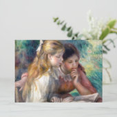 Pierre-Auguste Renoir - Lezing Bedankkaart (Staand voorkant)