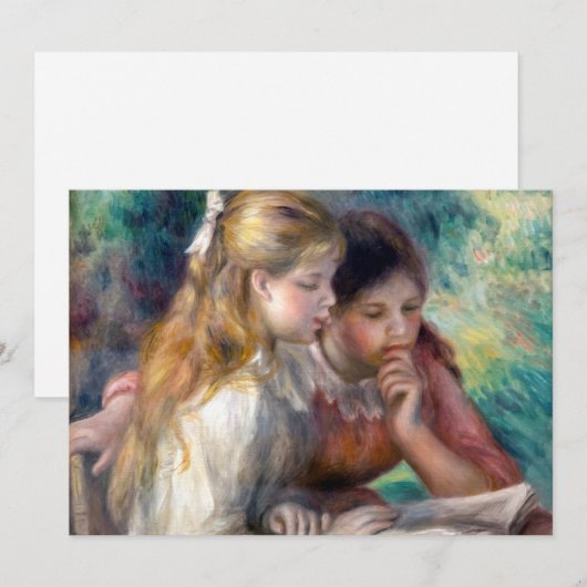 Pierre-Auguste Renoir - Lezing Bedankkaart (Voorkant / Achterkant)