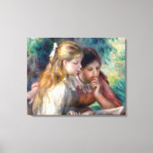 Pierre-Auguste Renoir - Lezing Canvas Afdruk (Voorkant)