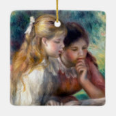 Pierre-Auguste Renoir - Lezing Keramisch Ornament (Achterkant)