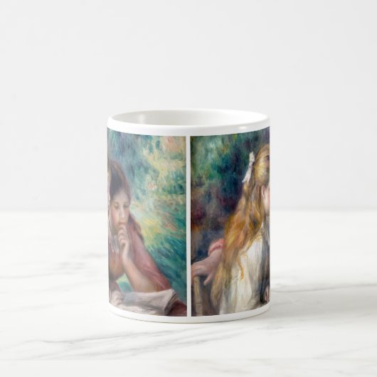 Pierre-Auguste Renoir - Lezing Koffiemok (Center)