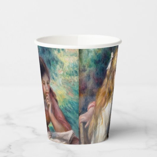 Pierre-Auguste Renoir - Lezing Papieren Bekers (Links)