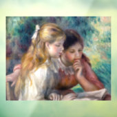 Pierre-Auguste Renoir - Lezing Raamsticker (Vel 3)