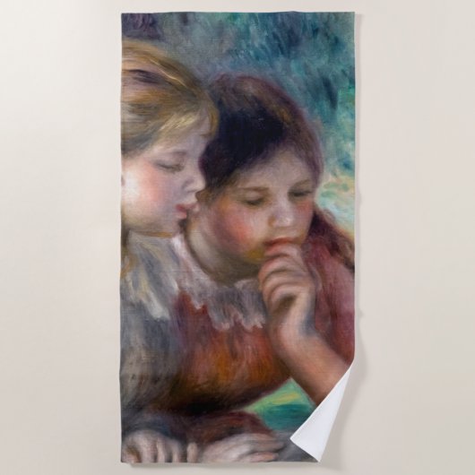 Pierre-Auguste Renoir - Lezing Strandlaken (Voorkant)