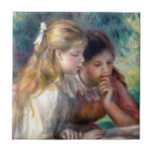 Pierre-Auguste Renoir - Lezing Tegeltje (Voorkant)