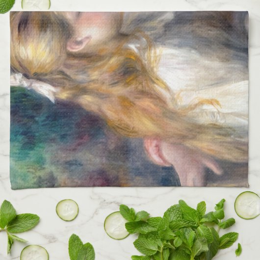 Pierre-Auguste Renoir - Lezing Theedoek (Gevouwen)