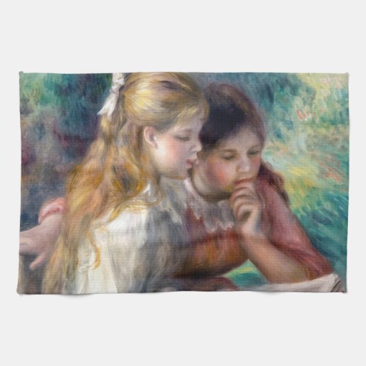 Pierre-Auguste Renoir - Lezing Theedoek (Horizontaal)