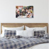 Pierre-Auguste Renoir - Lunch van de roeiers Canvas Afdruk (Insitu (Slaapkamer))