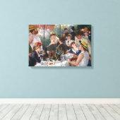 Pierre-Auguste Renoir - Lunch van de roeiers Canvas Afdruk (Insitu (Houten vloer))