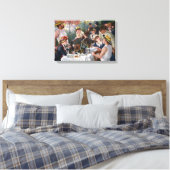 Pierre-Auguste Renoir - Lunch van de roeiers Canvas Afdruk (Insitu (Slaapkamer))